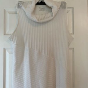 time and tru | sleeveless turtleneck | xl